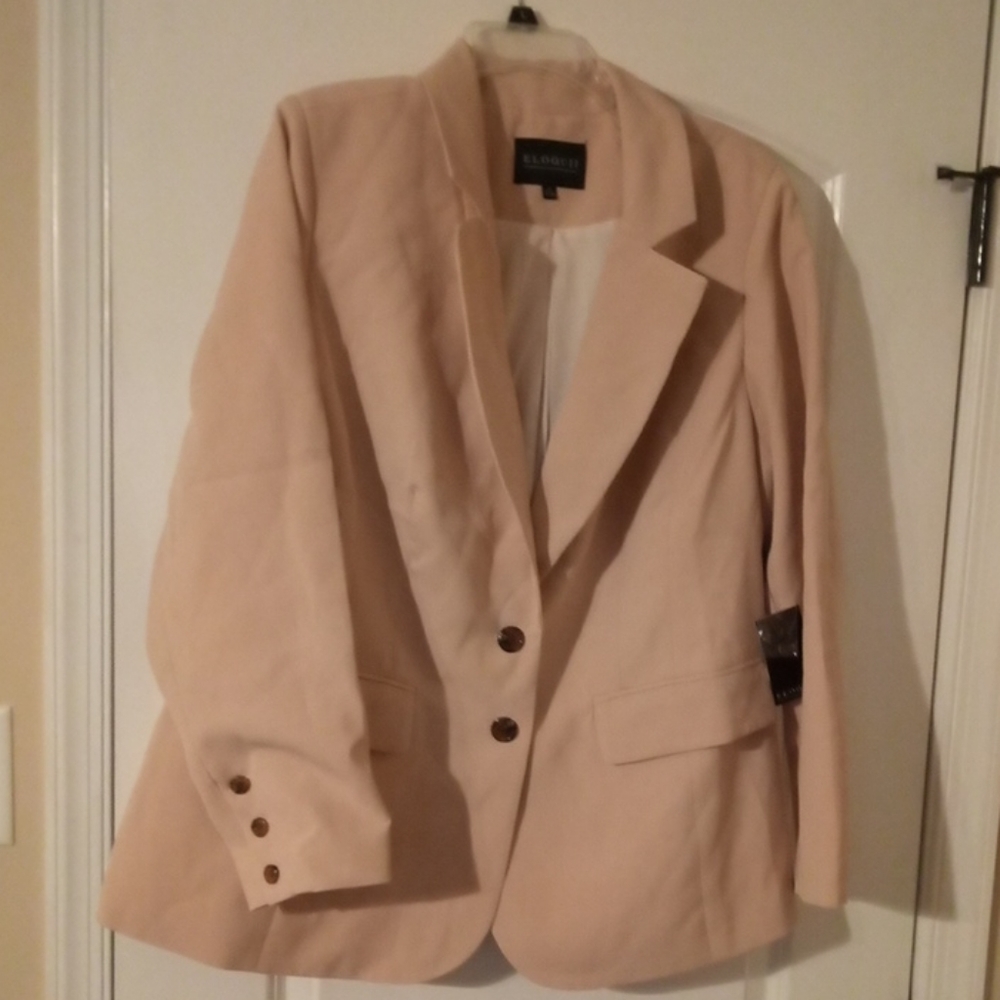 NWT Eloquii Tan Blazer size 16